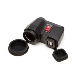 Carregador USB 322PE G+R 2+1P 2.1A